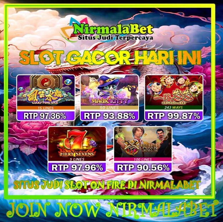 NIRMALAJP Slot Jackpot Online Gacor Provider Pragmatic