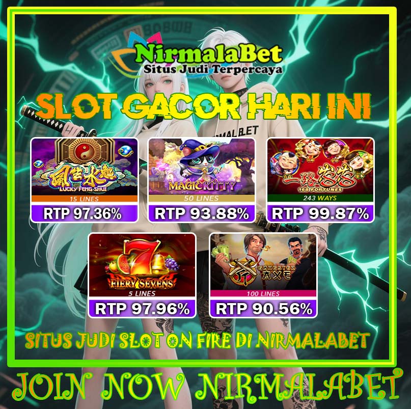 Nirmalabet88 RTP Slot Maxwin Resmi Anti Rungkad
